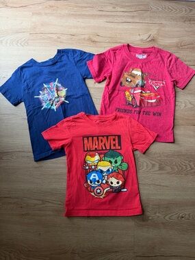 Marvel & Disney Graphic Kids Tee’s - Size 4T